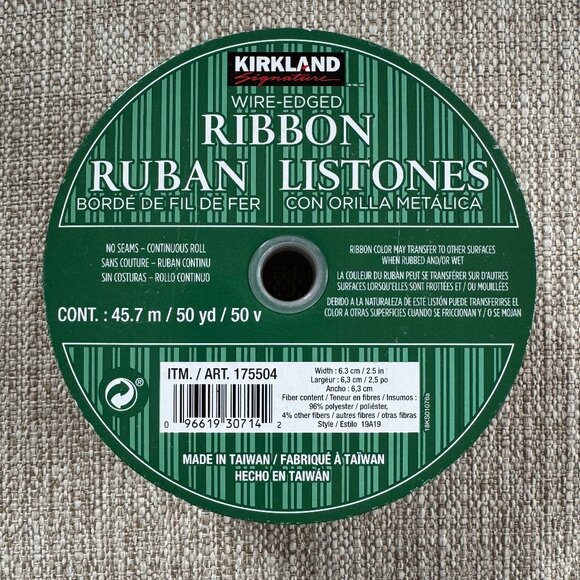 Kirkland Signature Wire Edged Ribbon - Picture 5 of 6